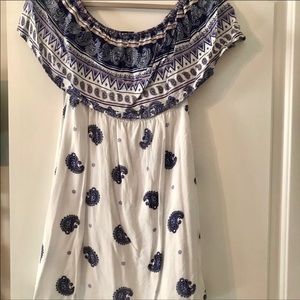 Multicolored off-shoulder dress Rue21 Size S